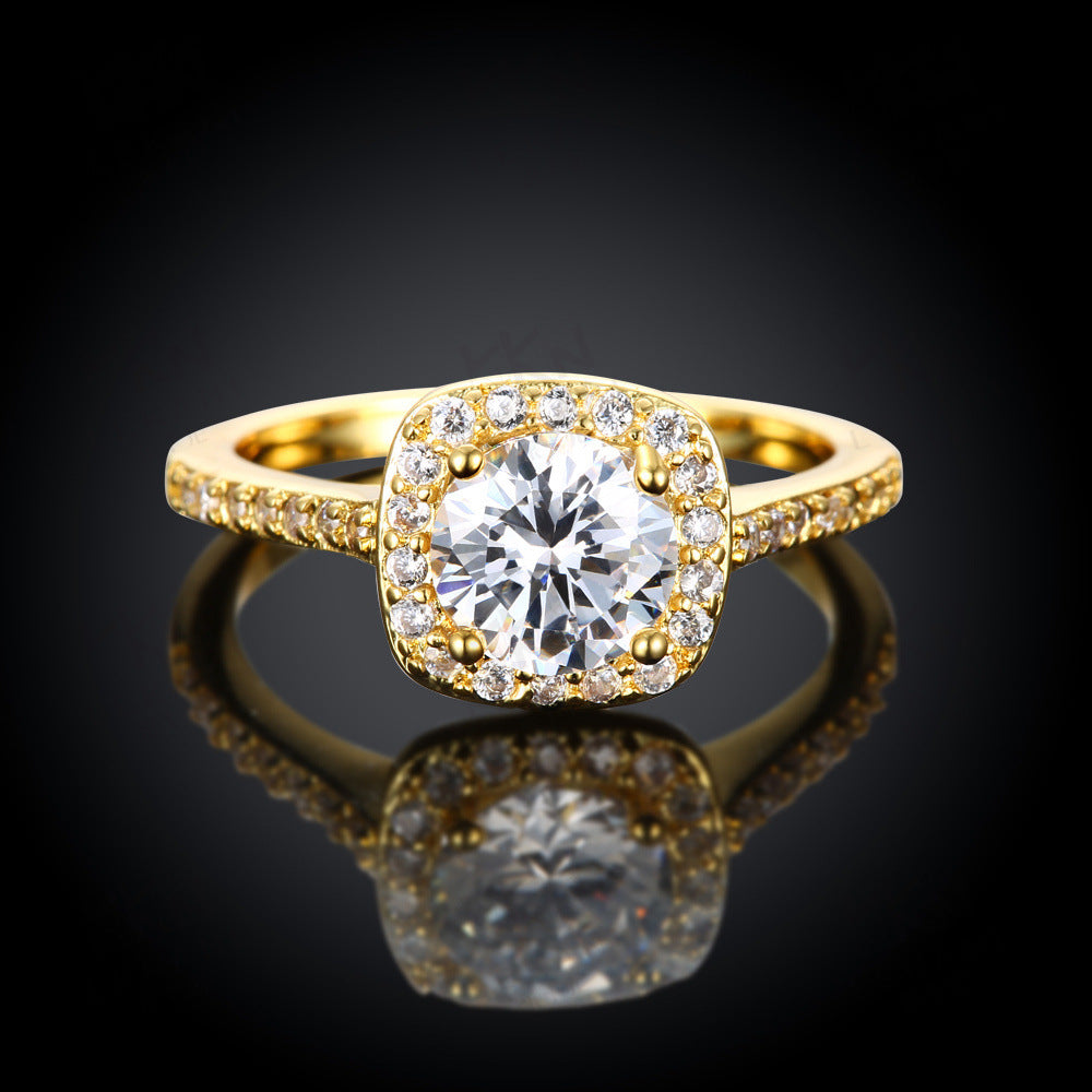 Anello di fidanzamento con diamante incastonato