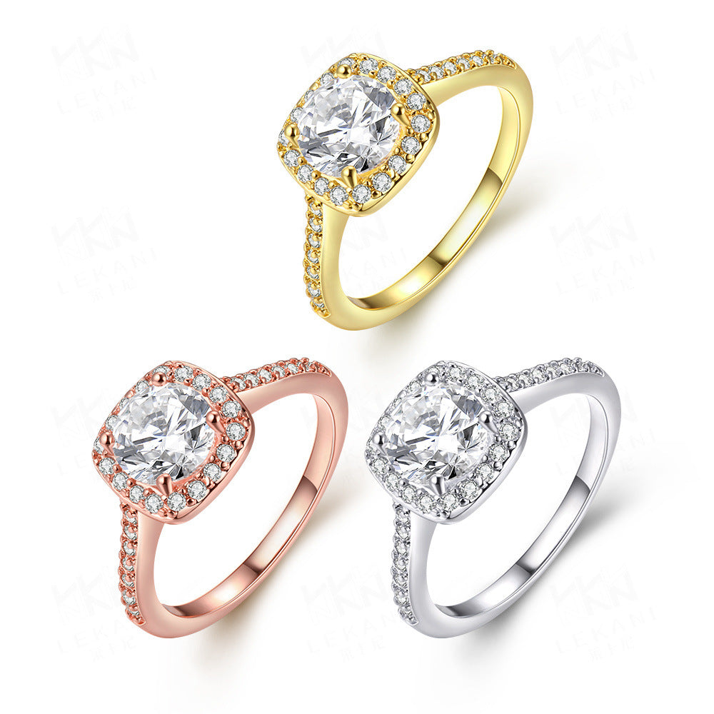 Anello di fidanzamento con diamante incastonato