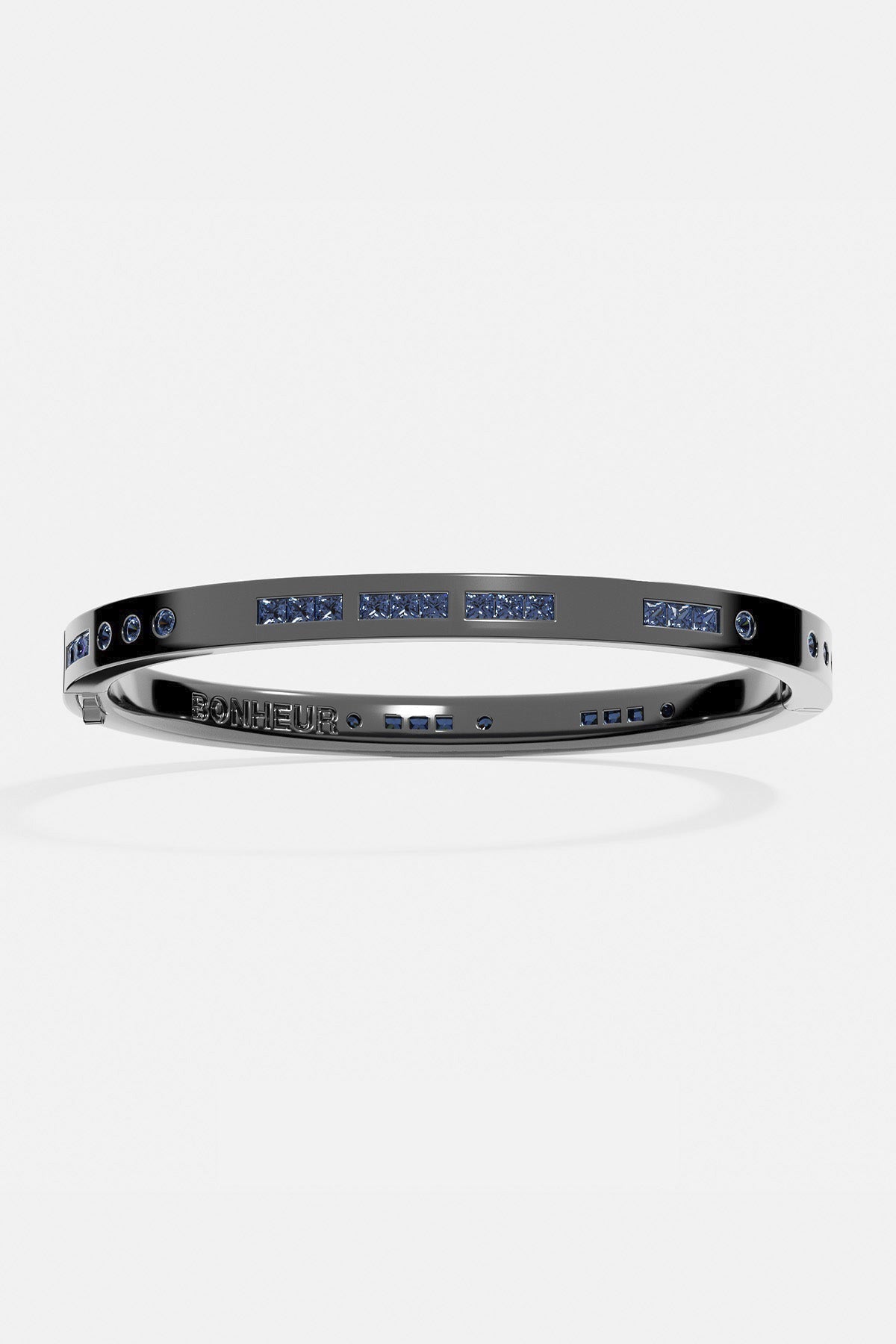 Jonc Code Morse Bonheur (Blue)