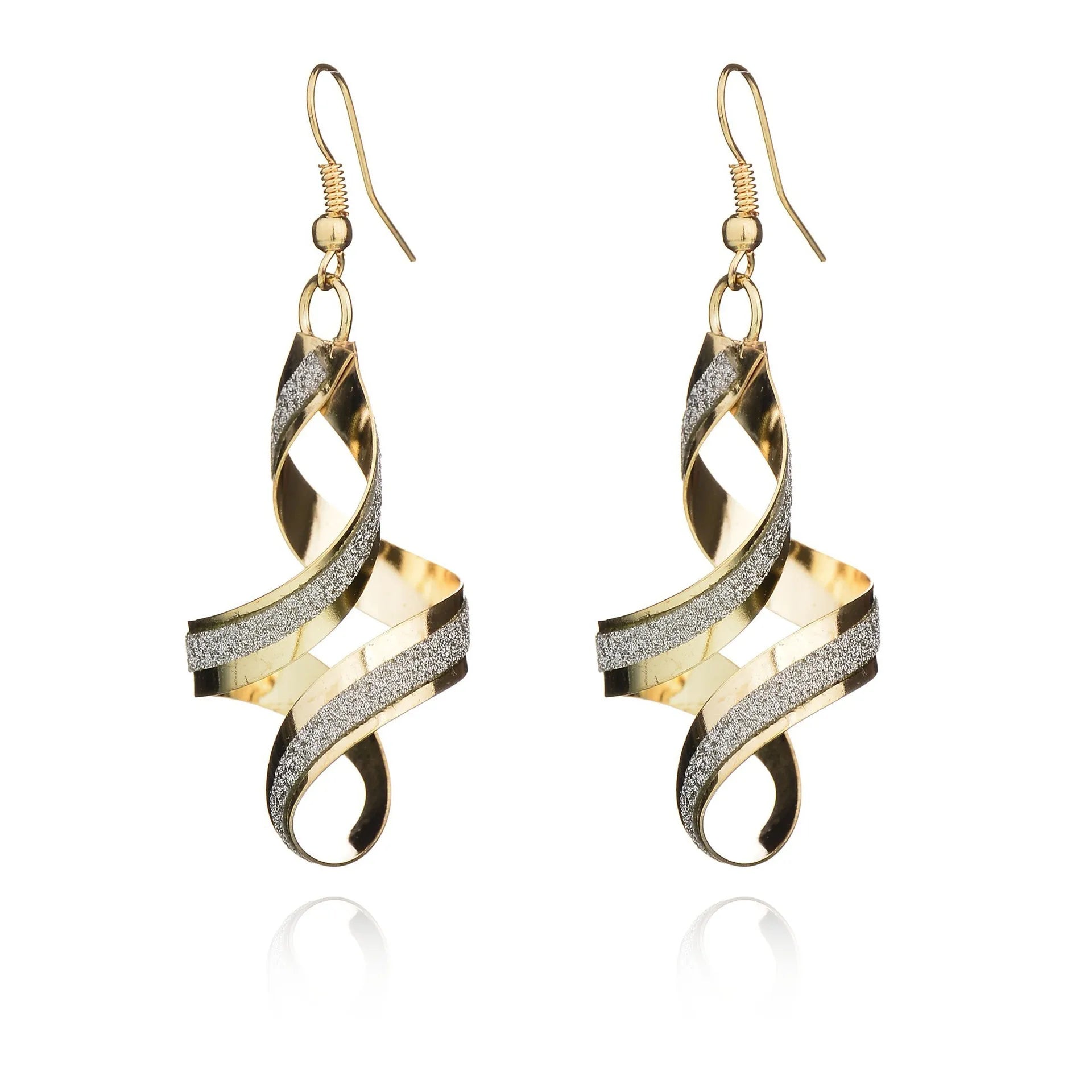 Boucles d'oreilles pendantes en acier inoxydable