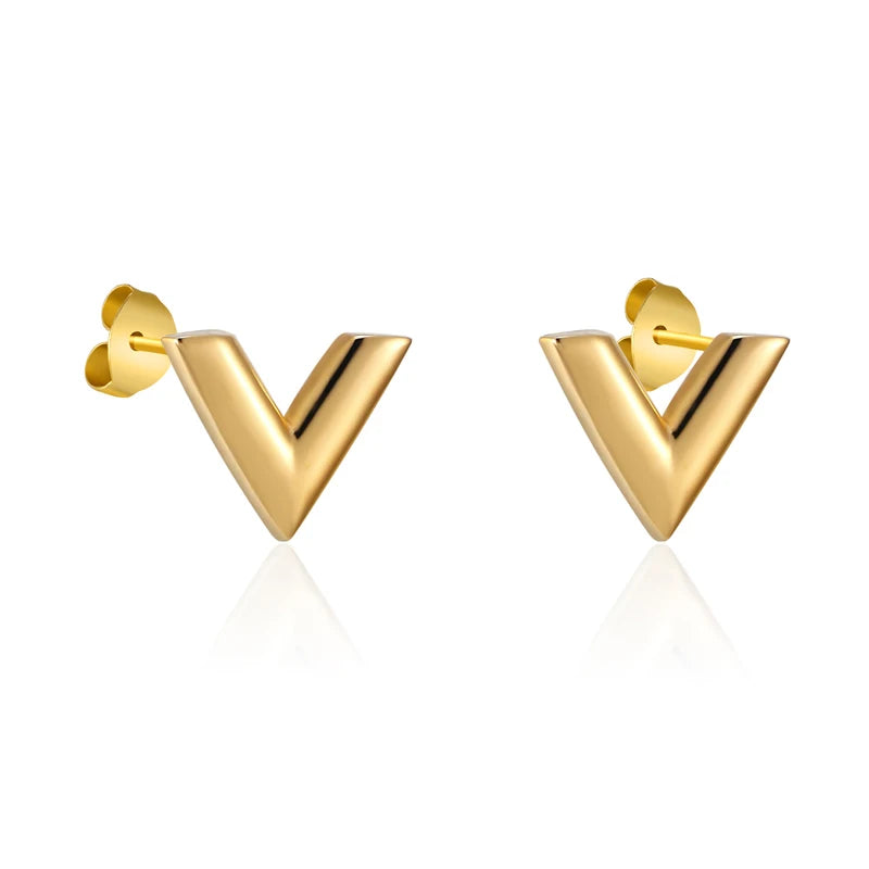 Boucles d'oreilles V