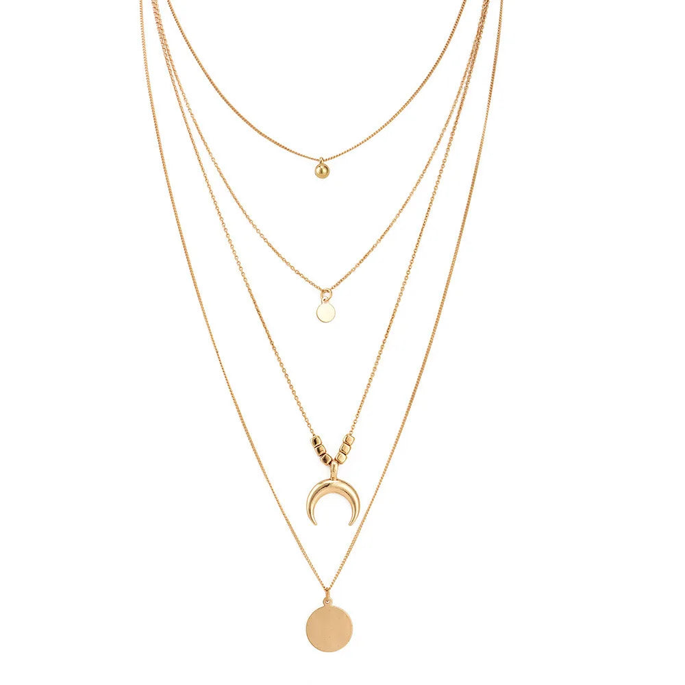Collana vintage multistrato alla moda