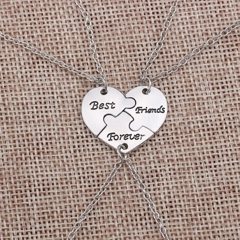 Collana con legame eterno con cuore d'amore - Set