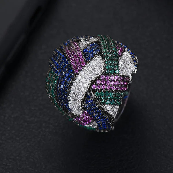 Bague Aurora Geometric
