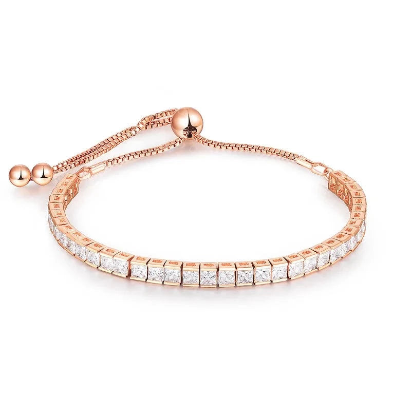 Bracciale con cristalli di perle di opale regolabile