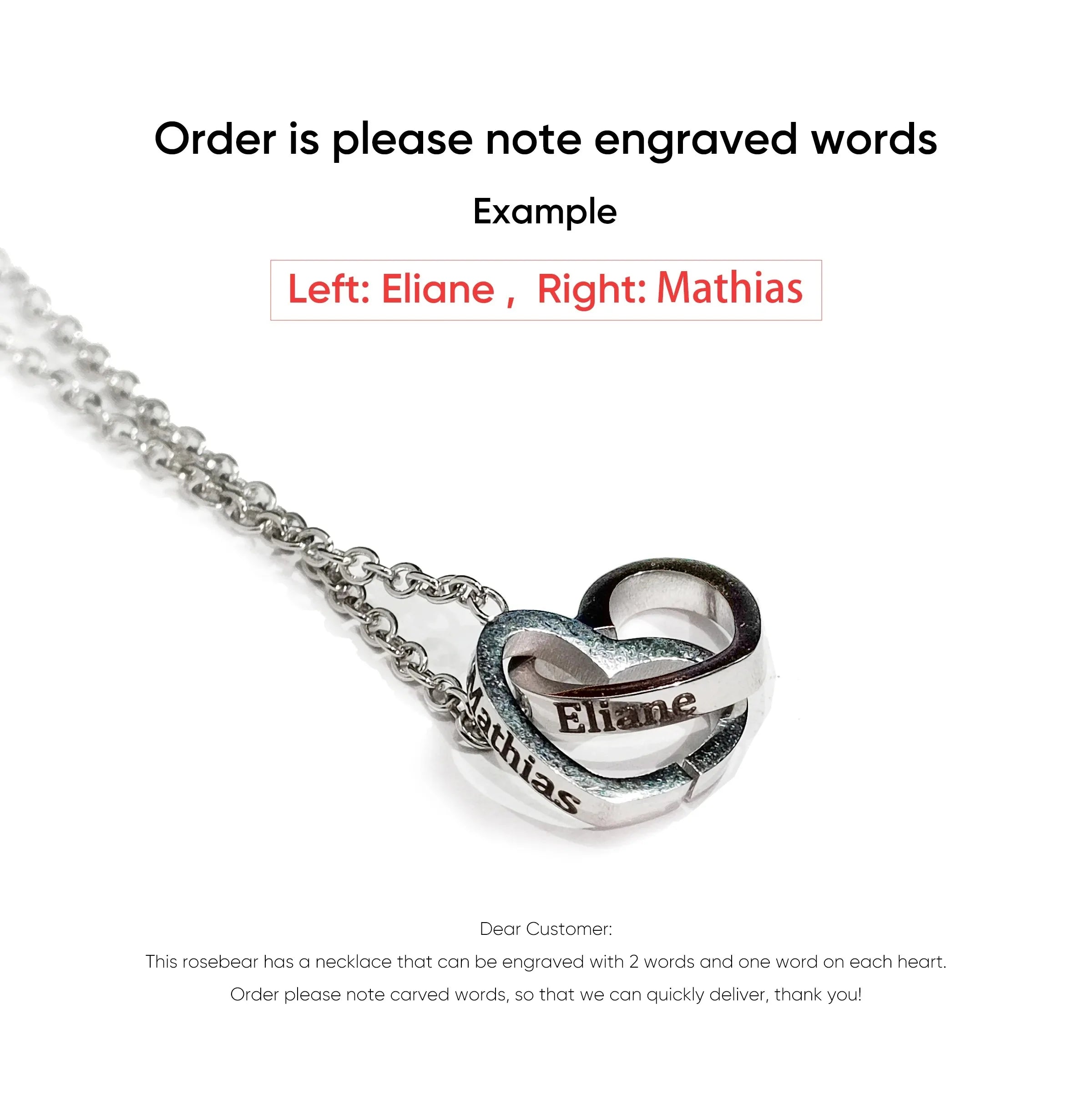 Boîte Cadeau Eternal Rose en Forme d'Ours avec Collier - Coffret Bijoux Rotatif pour Femme et Petite Amie, Idéal Saint-Valentin et Mariage