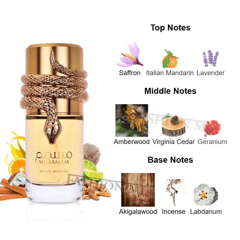 Snake Perfume 100ml - Fragrance Masculine Puissante et Envoûtante | Parfum Boisé et Floral | Longue Tenue | Attraction et Élégance Inégalées