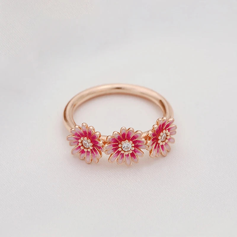Collection Bague et Boucles d'Oreilles Marguerites