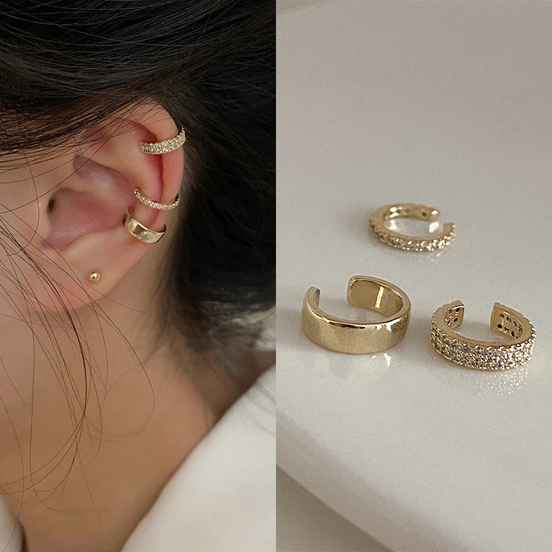 Boucles d'Oreilles Clips Délicates
