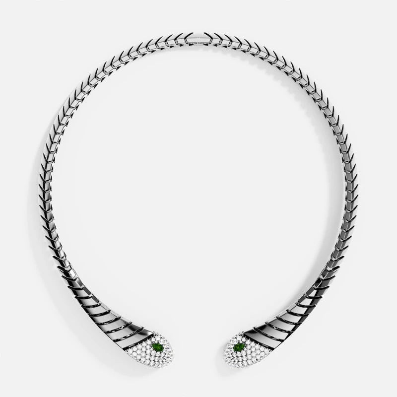 Collier en Argent 925 Série Serpent