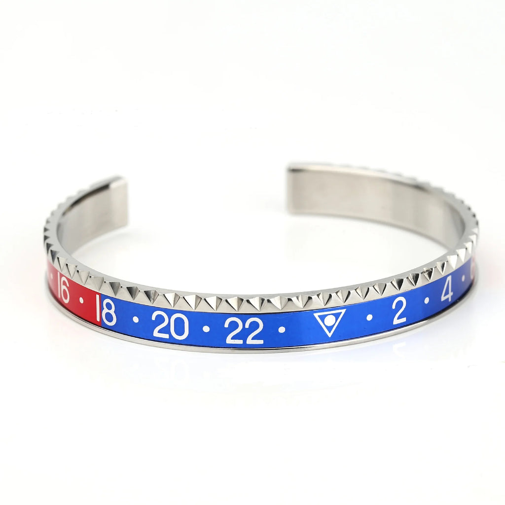 Bracelet Speedomètre Acier Inoxydable 925 - Cadran Multicolore Unisexe