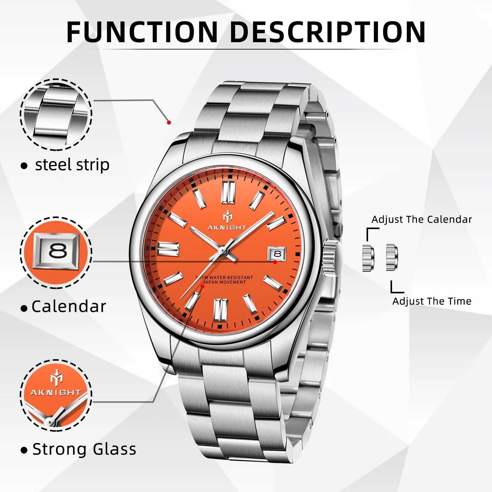 Montre AKNIGHT pour Homme : Élégance et Performance