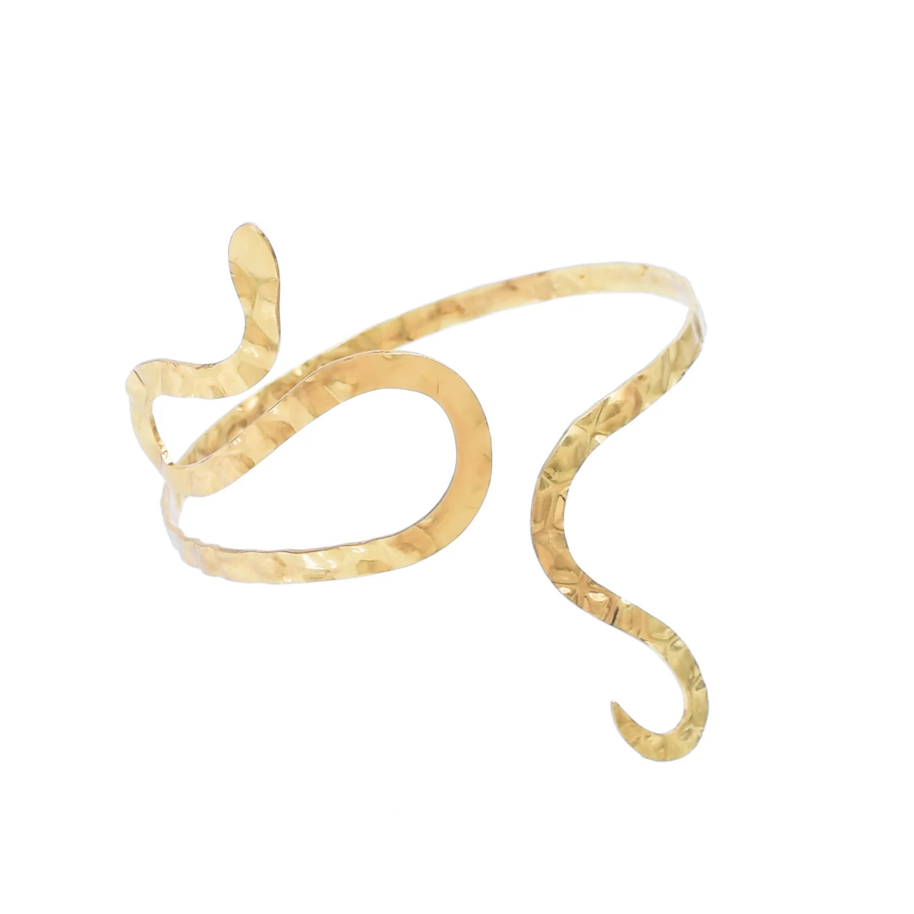 New Fashion Creative Metal Line Serpentine Wrapped Arm Bracelet for Women Simple Snake Cuff Bracelets Punk Jewelry Accessories