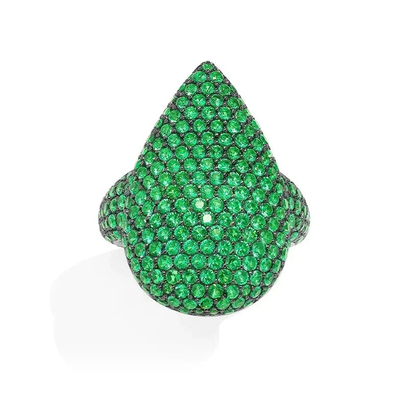 925 Silver December 2023 New Magenta Green Purple Diamond Earrings Necklace Bracelet Ring For Women Luxury Designer Jewelry